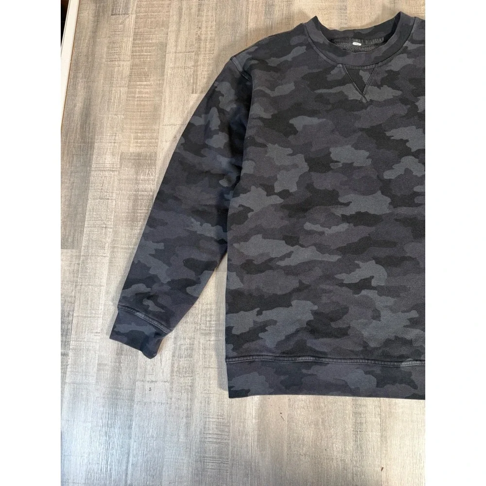 Lululemon City Sweat Crewneck Pullover Incognito Camo Womens Sweatshirt Medium